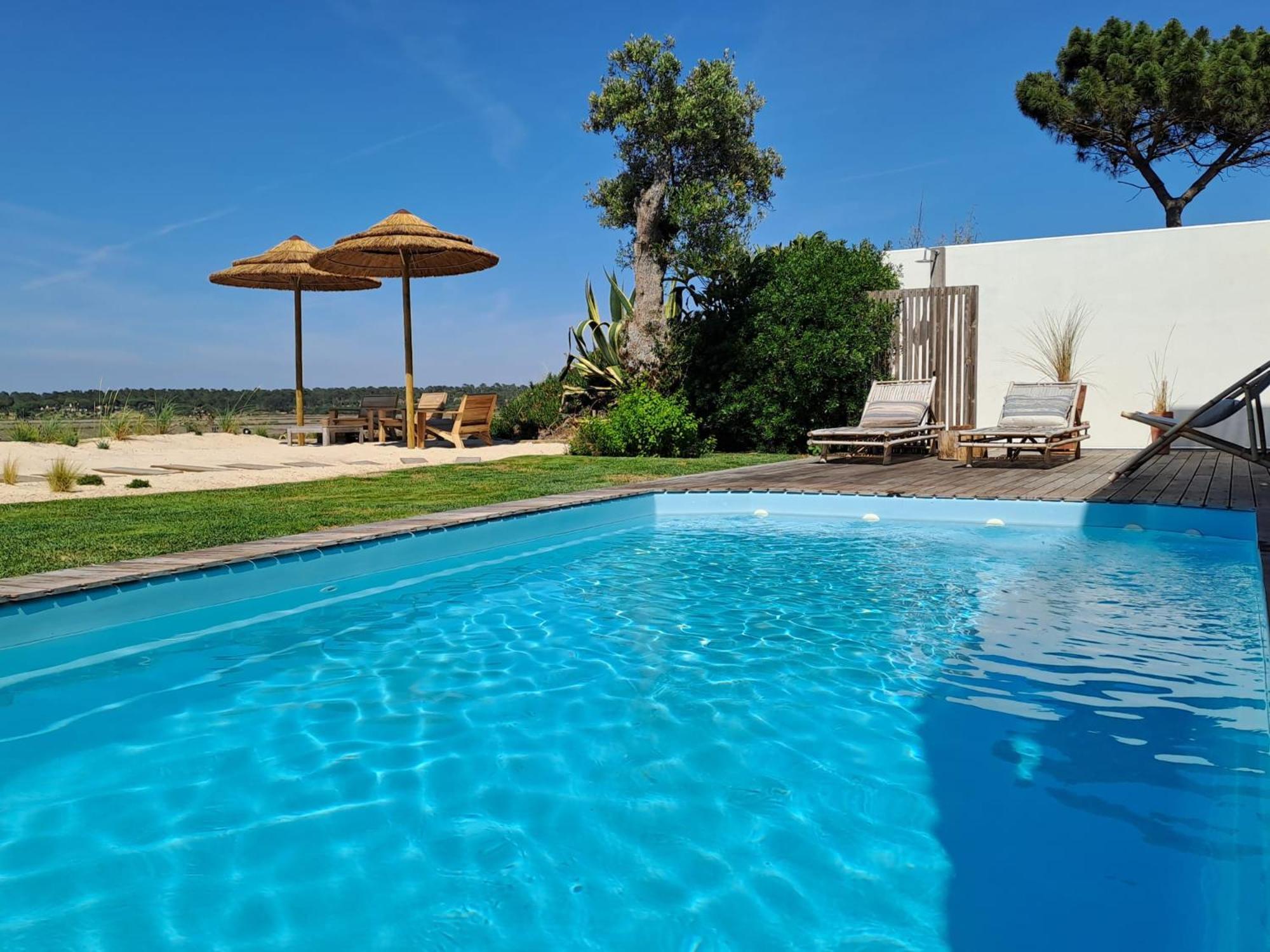 Casa Atlantico Carvalhal Comporta, Apartamento Piscina Aquecida Luaran gambar